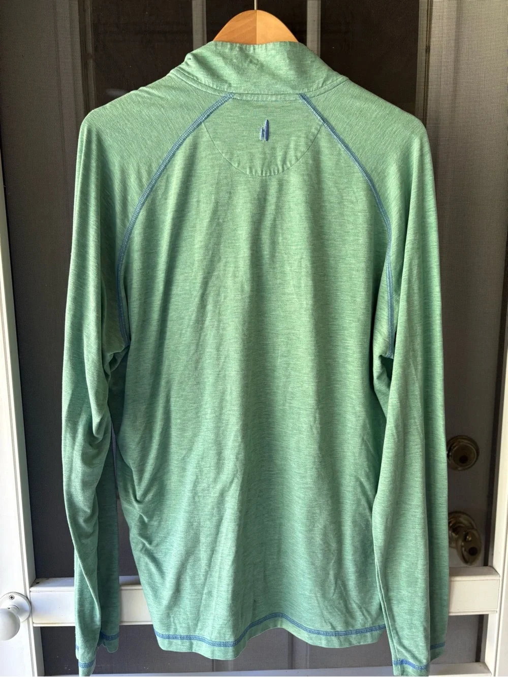 johnnie-O Cisco Brewers Nantucket Mint Green Long-Sleeve Quarter-Zip Rash Guard